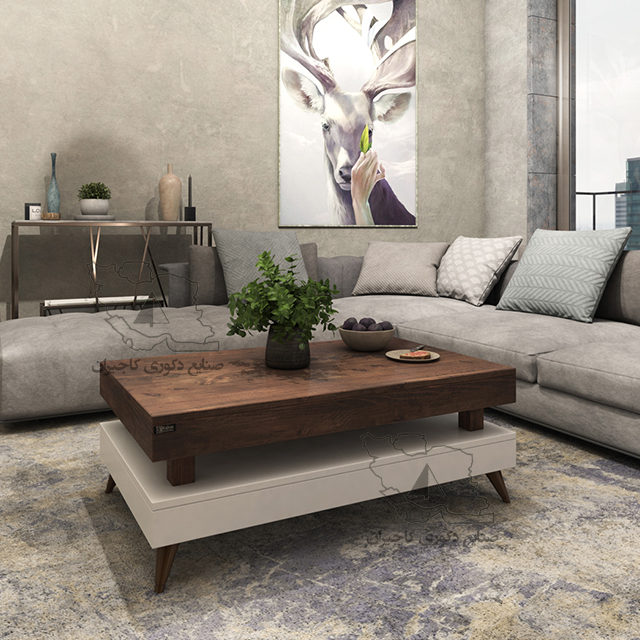 جلو مبلی مدل دو طبقه