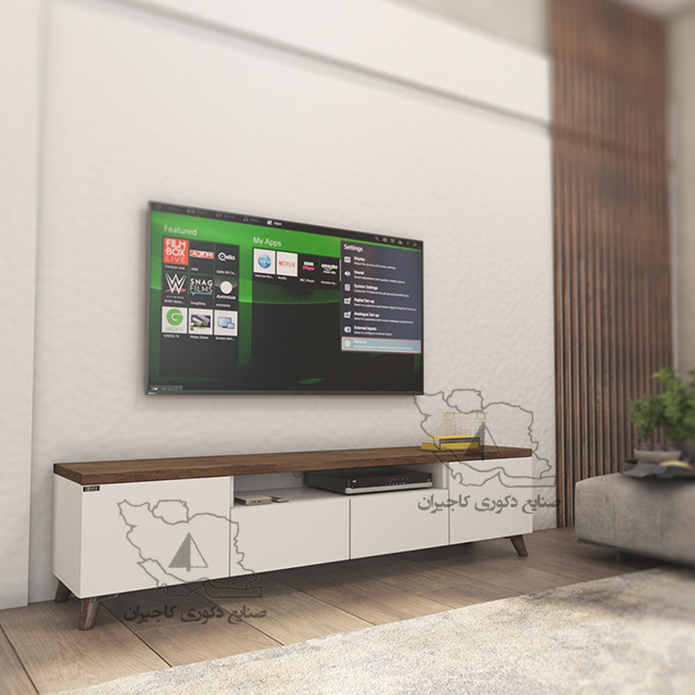 میزتلویزیون مدل چهار درب