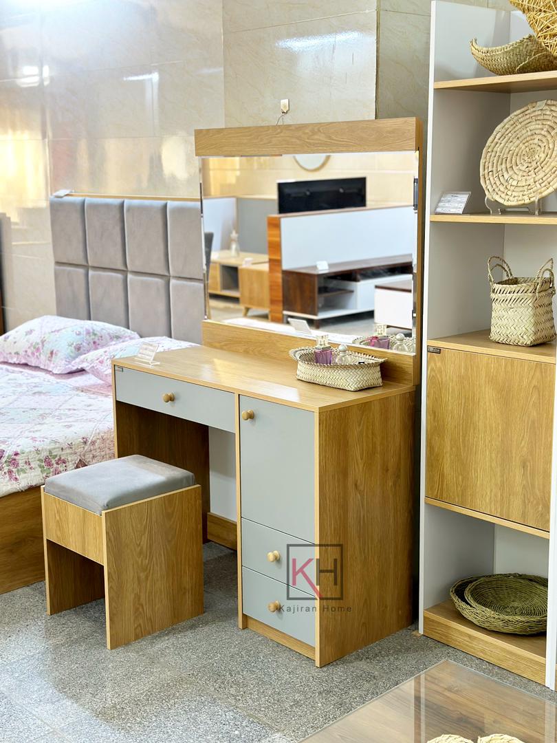 میز آرایش مدل بلوطی