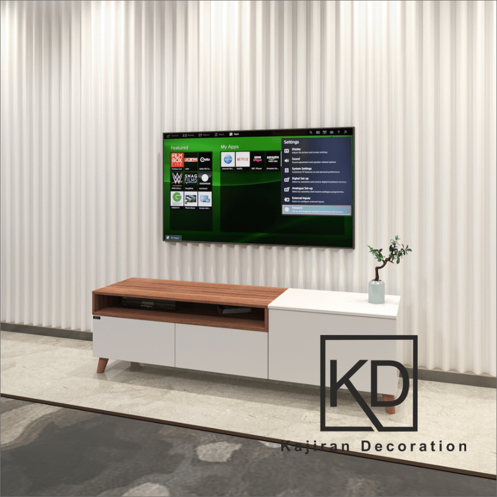 میز تلویزیون مدل سقف دو رنگ